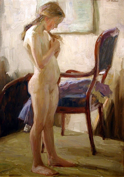 1870-Oskar Heller - Toeletta mattutina
